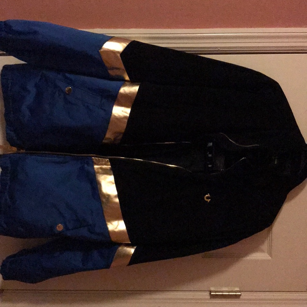 True Religion blue/black/gold Jacket